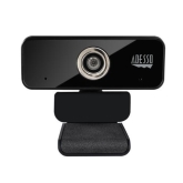 Adesso 4K Ultra HD USB Webcam with Manual Focus and Built-In Dual