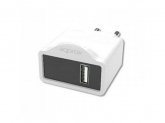 APPROX USB TRAVEL WALL CHARGER 5V/1Ax1 USB WHITE