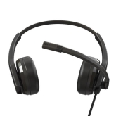 CREATIVE HS-230 Office Headset w/Noise-cancelling Mic, 3.5 mm AUX, USB Adapter