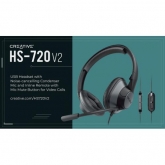 CREATIVE HS-720 V2 Office Headset w/Noise-cancelling mic, USB