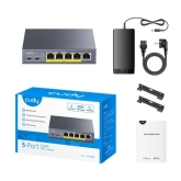 CUDY 5-Port Gigabit PoE+ Switch 60W