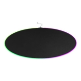 DELTACO GAMING DFP430 RGB Floorpad, 110x110cm, black