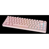 DELTACO GAMING DK440R Wireless 65% pink keyboard, UK layout, Kailh Red