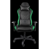 DELTACO GAMING RGB LED gaming chair in PU-leather, remote controlled LED lights