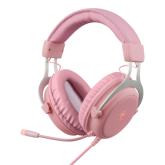 DELTACO PINK LINE PH85 Stereo gaming headset, 57mm drivers, pink