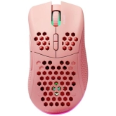 DELTACO PINK LINE PM80 Wireless Lightweight Gaming Mouse, RGB, Pink