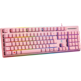 DELTACO PINK LINE WK75 Membrane RGB Keyboard, US layout