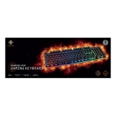 DELTACO WHITE LINE WK75 Membrane RGB Keyboard, US layout