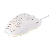 DELTACO WHITE LINE WM75 Lightweight gaming mouse, RGB, white