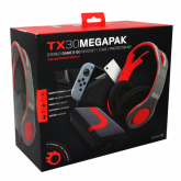 Gioteck - TX30 Megapack - Stereo Game & Go Headset + Case + Protector Kit for Nintendo Switch MULT Nintendo Switch