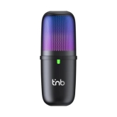 INFLUENCE PRO - Microphone with color LED illumination - black