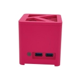 KUBB PC Mini R2 (Rosu), Intel® Core™ i3-N300, 16GB RAM, SSD PCIe NVMe Gen 3 256GB , BT 5.2, wi-fi 6E AX 201, 3xUSB, 2xHDMi, Realtek RTL8111H  10/100/1000 Mbit/s, Win 11 Pro, 2Y warranty