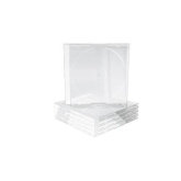 MediaRange CD Jewelcase for 1 disc, 10.4mm, transparent tray