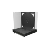 MediaRange CD Jewelcase for 2 discs, 10.4mm, black