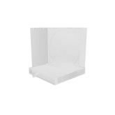 MediaRange CD Jewelcase for 2 discs, 10.4mm, transparent tray