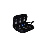 MediaRange Media storage wallet for 6 USB  and 3 SD nylon, black