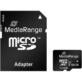 MediaRange Micro SDXC 128GB UHS-1 Class 10 with SD adapter