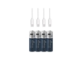 MediaRange Rechargeable USB-C Li-Ion Batteries,Micro AAA I 1.5V I 500mAh, 4-Pack