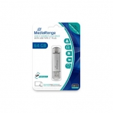 MediaRange USB 3.1 combo flash drive, w/USB Type-C , 64GB