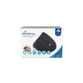 MediaRange Wireless 6-button ergonomic mouse with optical sensor for right-handers, black