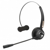 MediaRange Wireless mono headset with microphone, 180mAh battery, black