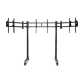 Next Level Racing Round Tube Free Standing Triple Monitor stand