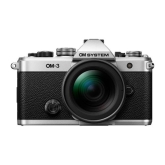 OM System OM-3 body silver + M.Zuiko Digital ED 12-45mm F4.0 PRO kit