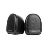 OMEGA SPEAKERS STEREO 2.0 6W RMS USB 3.5 mm Audio Black Elipse