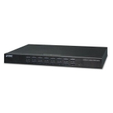 Planet 16-Port Combo KVM Switch: Up to 256 computers, On Screen Display (OSD), Quick View Setting (Q