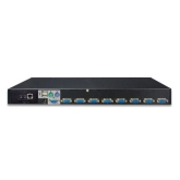 Planet 8-Port Combo IP KVM Switch: Up to 64 computers, On Screen Display (OSD), Quick View Setting (