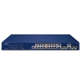 Planet IPv6/IPv4, 16-Port Managed 802.3at POE+ Gigabit Ethernet Switch + 4-Port Gigabit Combo TP/SFP