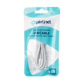 PLATINET CABLE KABEL USB-C TO USB-C 60W 3A 1M WHITE [45967]
