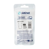 PLATINET CABLE KABEL USB-C TO USB-C 60W 3A 1M WHITE [45967]