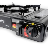PLATINET CAMPING COOKING STOVE 1 BURNER BLACK