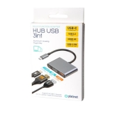 PLATINET HUB 3IN1 USB-C 3.2 GEN2 10GB/S