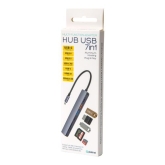 PLATINET HUB  7IN1 USB-C 3.2 GEN2 10GB/S