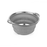 PLATINET SILICONE FOLDABLE CAMPING COLANDER