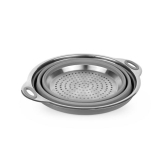 PLATINET SILICONE FOLDABLE CAMPING COLANDER