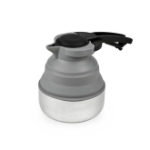 PLATINET SILICONE FOLDABLE CAMPING KETTLE 1,8L GREY