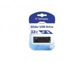 Stick memorie Verbatim Store 'n' Go Slider 32GB, USB 2.0, Black