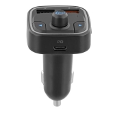 TNB Bluetooth FM transmitter + hands free kit and fast charge - Black