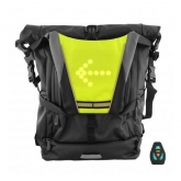 TNB URBAN MOOV - Led safety vest + remote control, black/yellow