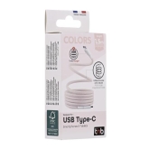 TNB USB-C/USB-C cable 1.5m magnetic sheath - Pink