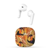 TNB XCLUSIV'- TWS TOUCAN Earphones with Charging case - yellow and orange