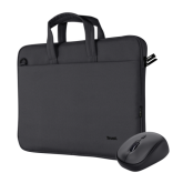 TRUST Bologna Laptop Bag And Mouse Set Black