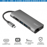TRUST Dalyx Aluminium 7-in-1 USB-C Multi-port Adapter