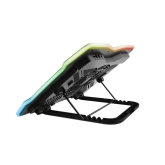 TRUST GXT 1126 Aura Multicolour-illuminated Laptop Cooling Stand