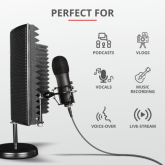 TRUSTGXT 259 Rudox Studio Microphone with reflection filter