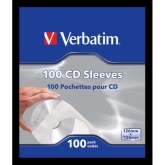 Verbatim CD/DVD Paper Sleeve (100 Pack)