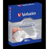 Verbatim CD/DVD Paper Sleeve (50 Pack)